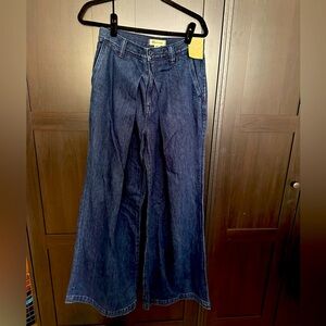 Brand new Madewell wide leg jeans with tag